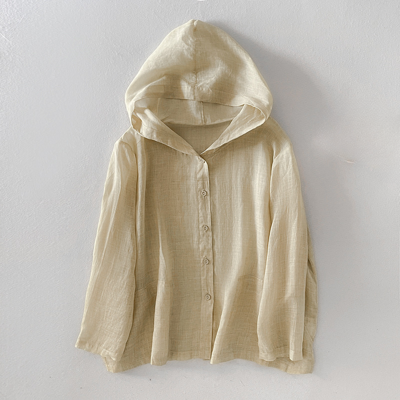 Amara Taylor Linen Hoodie