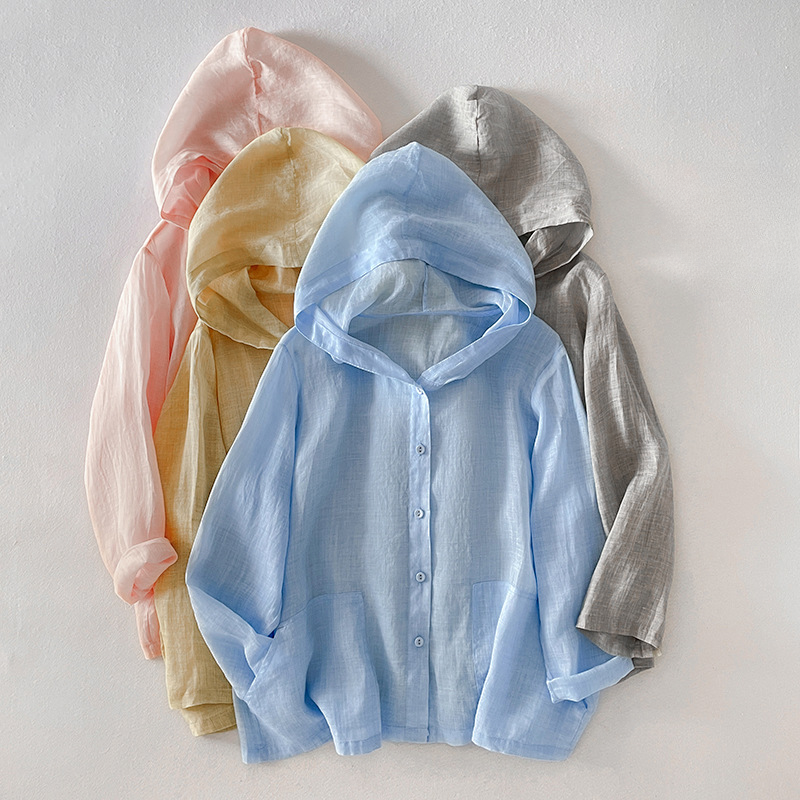 Amara Taylor Linen Hoodie